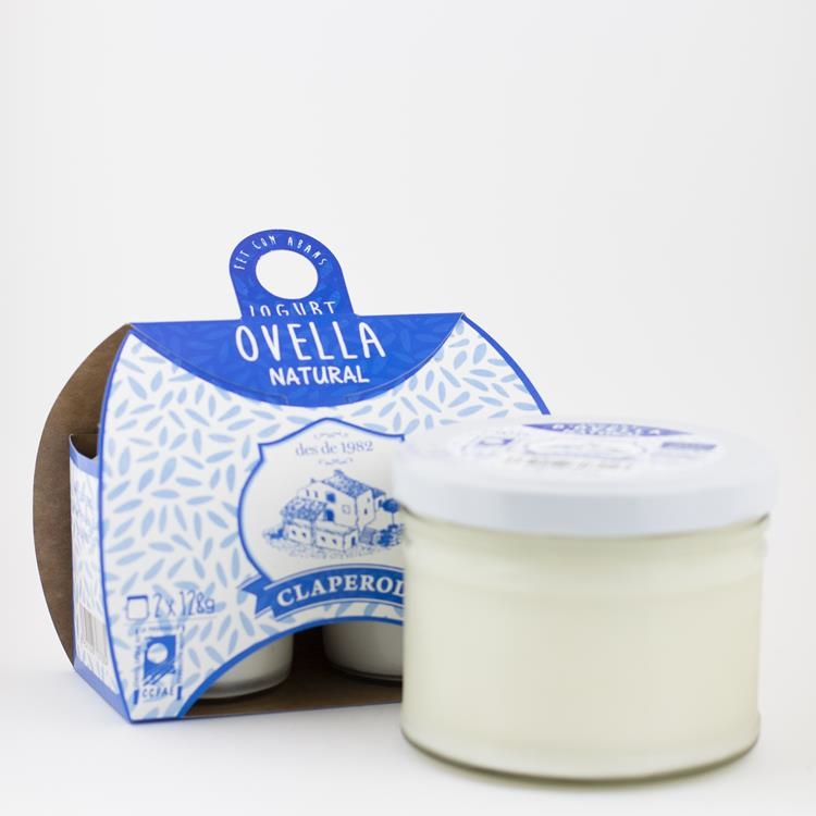 IOGURT NATURAL D'OVELLA 256g (2u x 128g) / 450g | 112